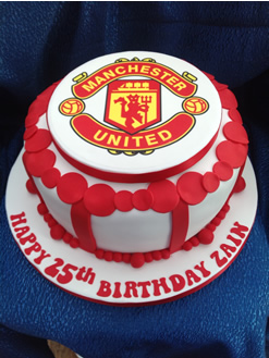 Manchester United Birthday Cake